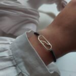 Sterling Silver Bracelet "Patience" with Minimal Design