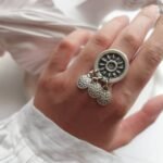 Nickel Silver Coin Charm Ring