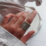 Handmade Nickel Silver Ring – Silver-Plated Tribal Art