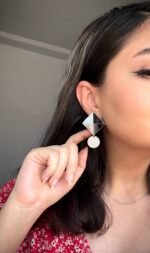 Mijoo – Earrings Born of History, Crafted from Mirror and Coin - Image 2