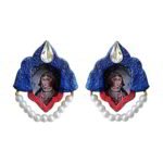 Qajar – Handmade Paper Mache Earrings – Light Weight