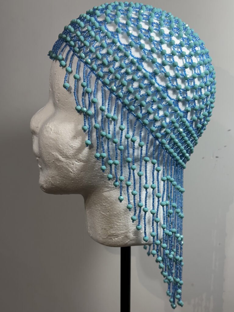 Handmade Crystal and Bead Headpiece – Unique & Artisanal
