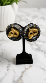 Hich – Handmade Paper Mache Earrings - Image 2