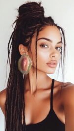 Pastel, collection of Summer, handmade earrings, paper mache - Image 4