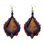 “You Belong To Me—Where Would You Go?”Handmade Paper Mache Earrings