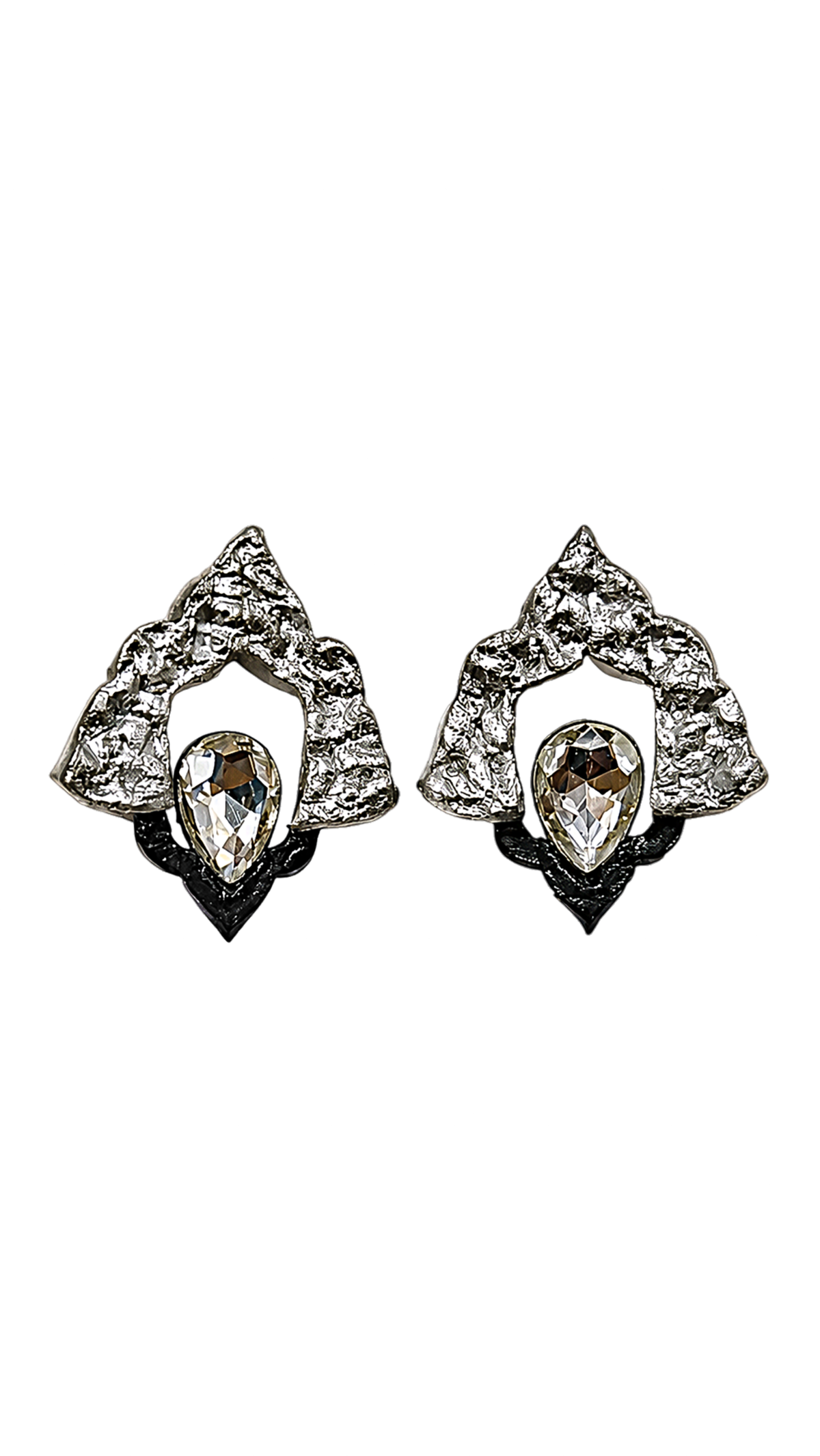 Taje Pars – Handmade Paper Mache Earrings - Image 1