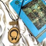 Susa cup motifs, handmade necklace, hand_ painting, paper mache