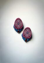 Saltanat earrings handmade paper mache