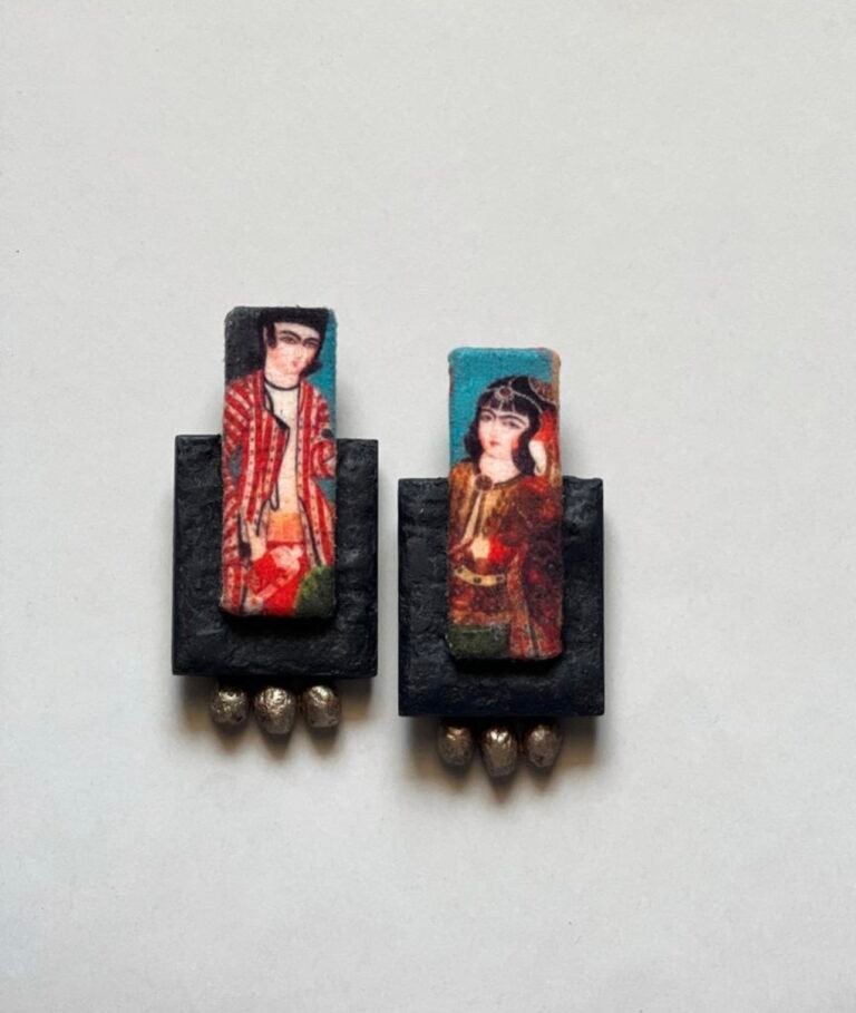 Delara and shah morad earrings-Light weight