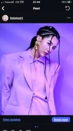 Sogoli, handmade earrings, paper mache - Image 3