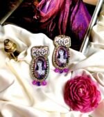 Sogoli, handmade earrings, paper mache - Image 5