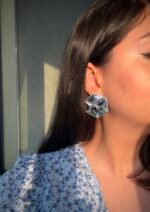 Barf– Snowflake-Inspired Earrings, Crafted from Mirror - Image 3