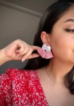 Del – A Heart-Inspired Earring Made from Mirror, Thread and Pulp - Image 2