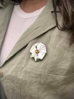 Hataw – A Symbol of the Sun brooch, Crafted from Mirror and Pulp