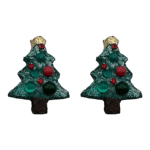 Tree Of Joy – Handmade Paper Mache Earrings
