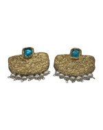 Sea Treasure – Handmade Paper Mache Earrings