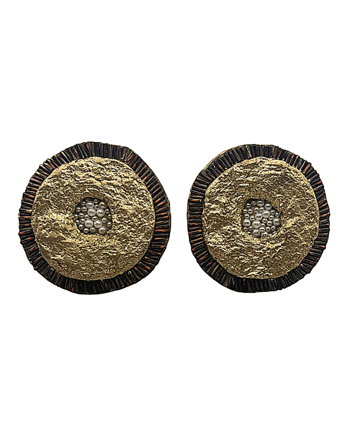 Shahi Coin Earrings– Handmade Paper Mache Earrings