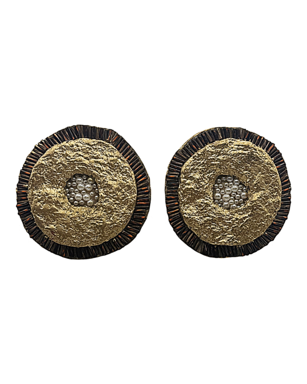 Shahi Coin Earrings– Handmade Paper Mache Earrings