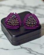 Purple Galaxy Earrings – Handmade Earrings - Image 3