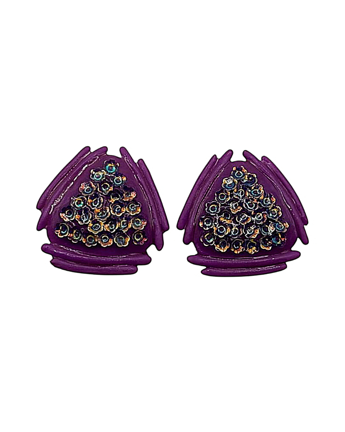 Purple Galaxy Earrings – Handmade Earrings