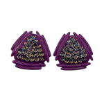 Purple Galaxy Earrings – Handmade Earrings