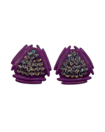 Purple Galaxy Earrings – Handmade Earrings