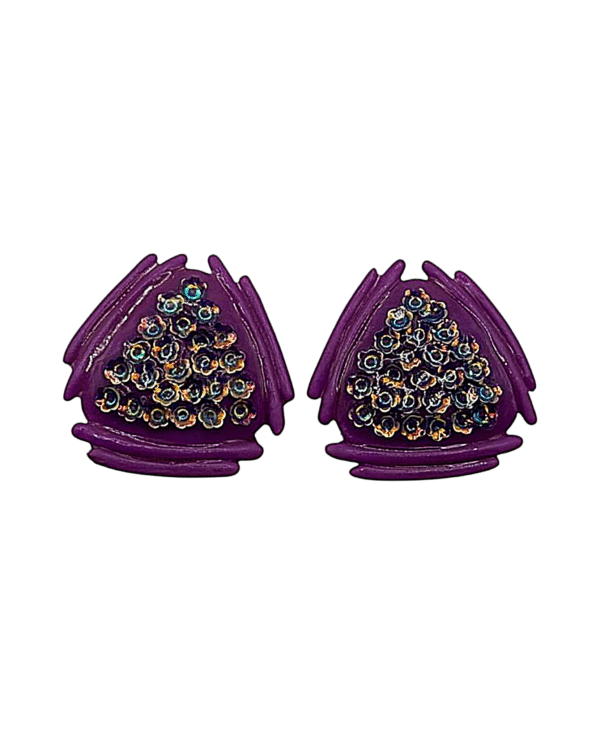 Purple Galaxy Earrings – Handmade Earrings