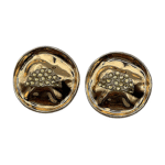 Golden Echoes Of A Sculpted Memory earrings