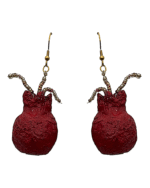 Pomegranate Earrings – Papier-Mâché