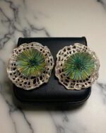 Peacock Eye Earrings - Image 3