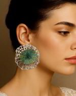 Peacock Eye Earrings - Image 2
