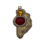 Celestial Necklace – Handmade Jewel-Embroidered And Paper Mache Necklace