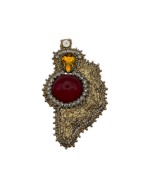 Celestial Necklace – Handmade Jewel-Embroidered And Paper Mache Necklace