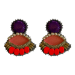 Candy – Handmade Jewel-Embroidered Earrings