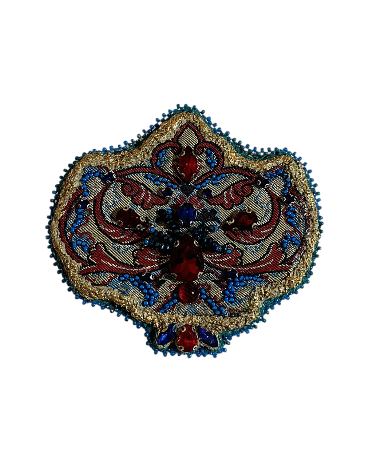 Dance of Colors – Embroidered Elegance Earrings - Image 6