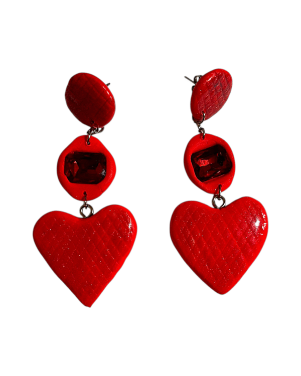 Strawberry Heart Earrings