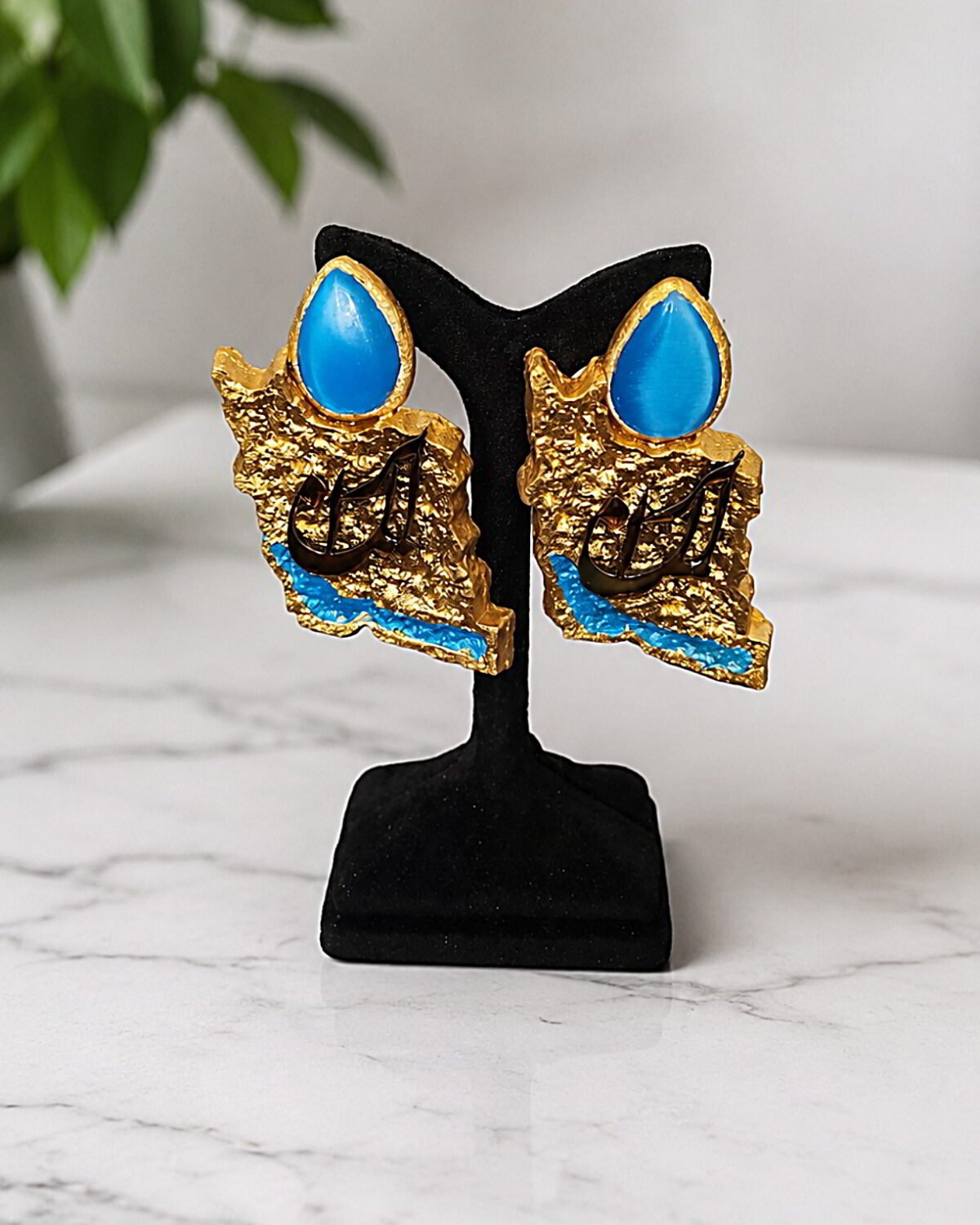 Vatan – Handmade papier-mâché Earrings - Image 22