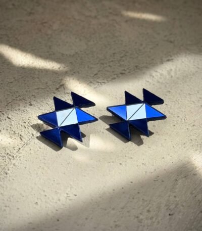 Mafour – Earrings Inspired by Traditional Patterns and Mirror Reflections