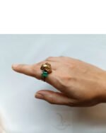 green gold ring from the hysteria collection code (M-H09-1) - Image 4