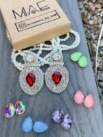 Partav Handmade Earrings (with high Quality Stones)