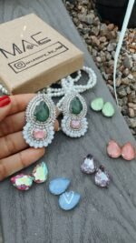 Adora Handmade Earrings – Crafted with High-Quality Stones - Image 2