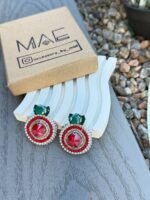 Hadis Handmade Earrings (With High Quality Stones) - Image 3