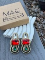 Yalda Handmade Earrings (with high Quality Stones) - Image 2