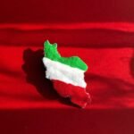 Single Iran Map Stud Earring (Not a Pair) – Handmade Sistan & Baluchestan Embroidery, Lightweight Unique Jewelry - Image 3