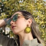 Handmade Baluchi Embroidery Necklace & Earrings Set with Mirror Work – Brass & Eco-Friendly Jewelry - Image 13