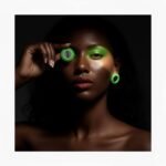 Handmade Mirror Embroidery Earrings | Eco-Friendly Lightweight Studs - Image 6