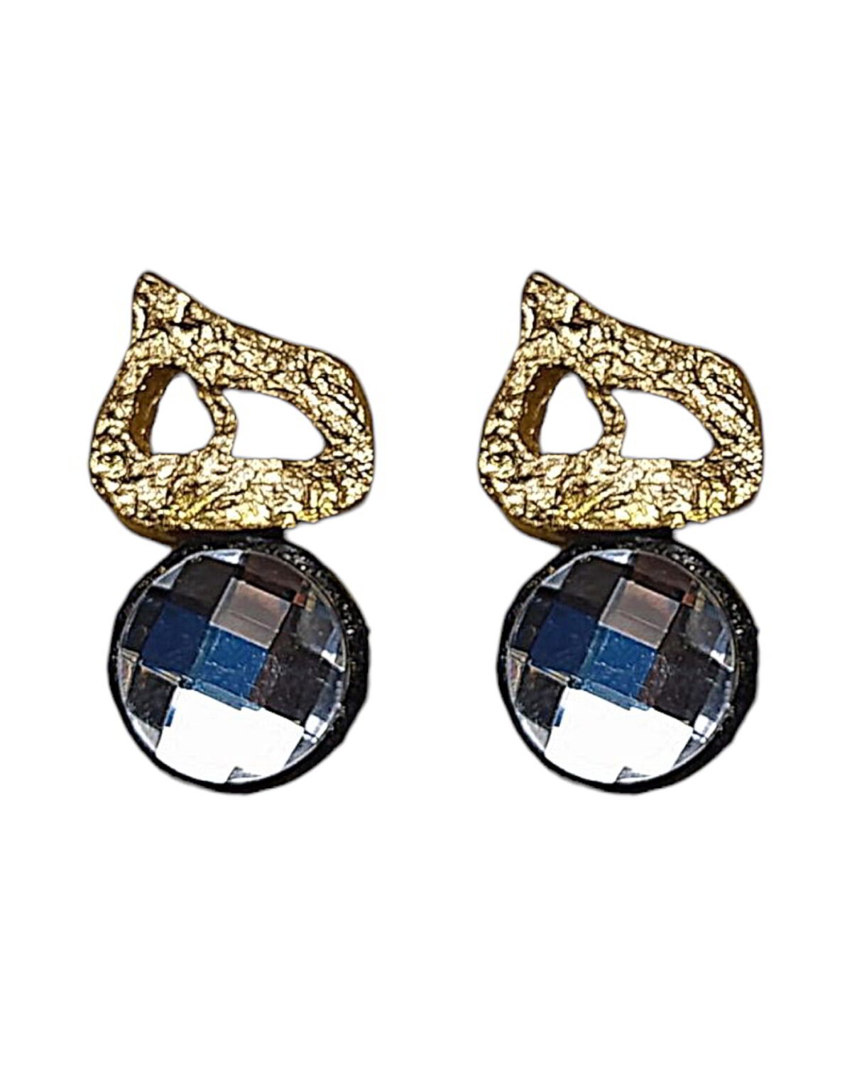 Hich – Handmade Paper Mache Earrings – Weightlight - Image 1