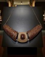 Hidden Warmth – Handmade Paper Mache Necklace - Image 5