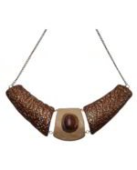 Hidden Warmth – Handmade Paper Mache Necklace