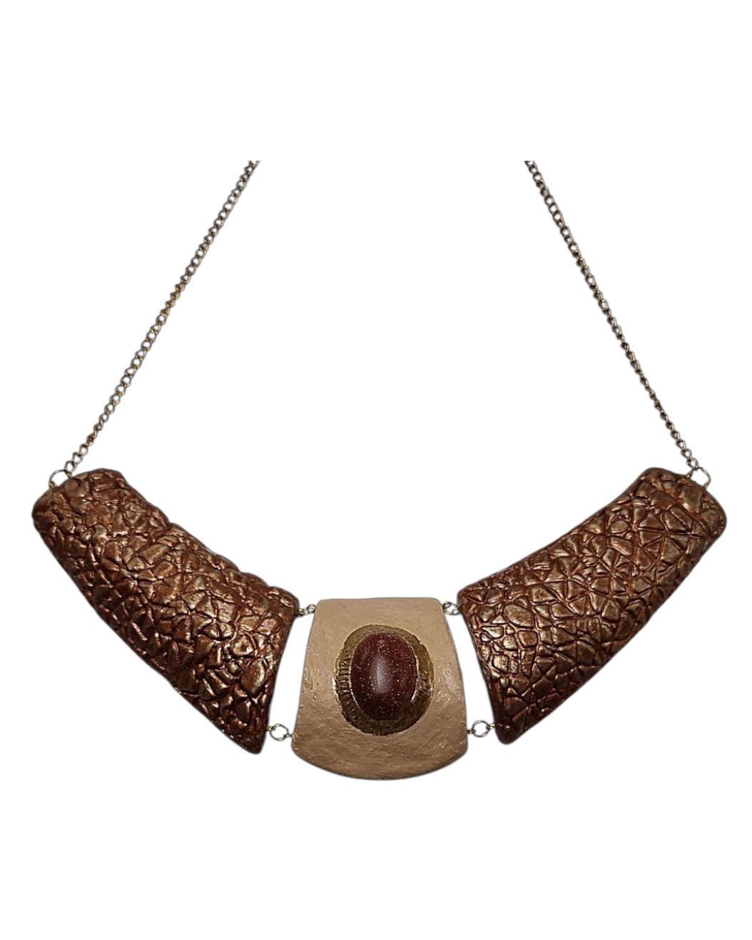 IMG_20251023_234007 Hidden Warmth – Handmade Paper Mache Necklace